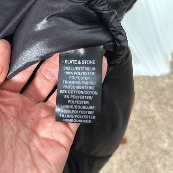 Slate and Stone Men’s Black Vest. Size medium. Like new. Worn once. - Picture 8 of 8